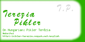 terezia pikler business card